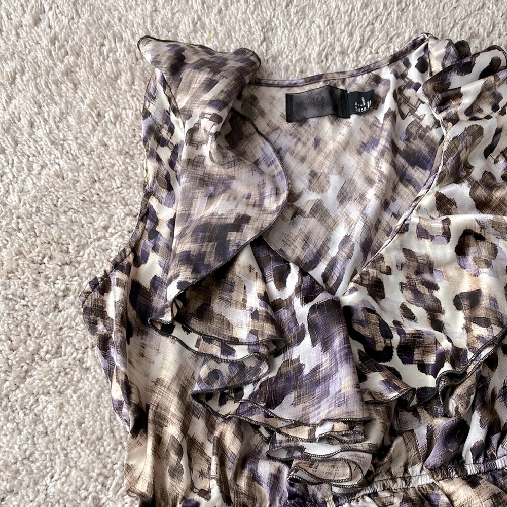 H&M | Leopard Print Ruffled Mini Dress - Picture 6 of 9